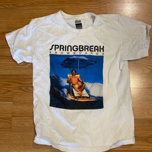 Men’s SpringBreak Snowboards T-Shirt Size Small